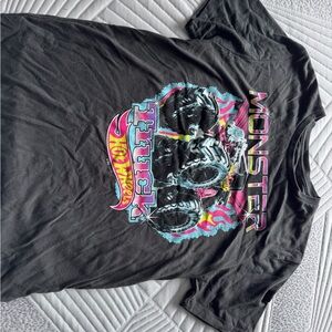 Old Navy Black Monster Truck Graphic Tee